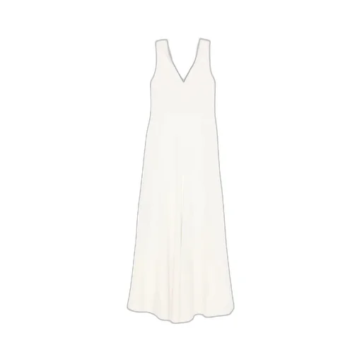 V-Neck Sleeveless Maxi Dress
