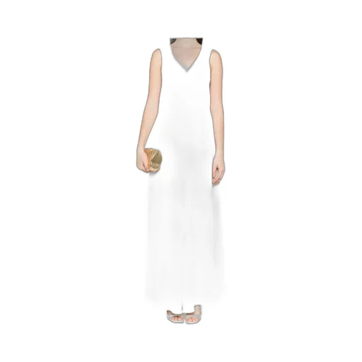 V-Neck Sleeveless Maxi Dress