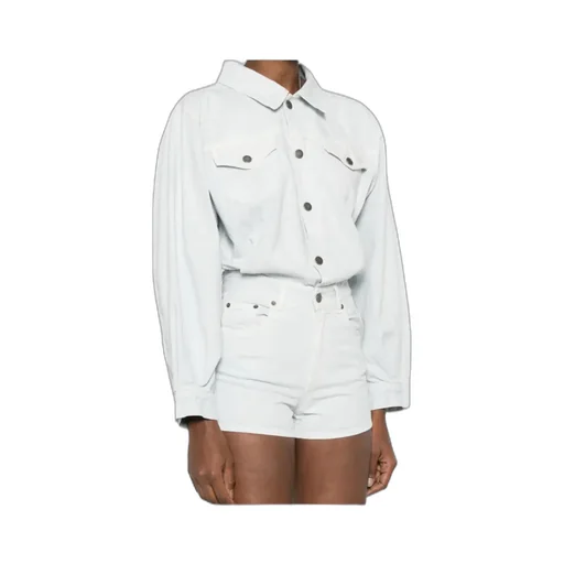 Button-Fastening Playsuit