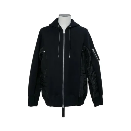 Sponge Sweat X Nylon Twill Hoodie