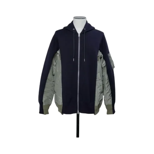 Sponge Sweat X Nylon Twill Hoodie