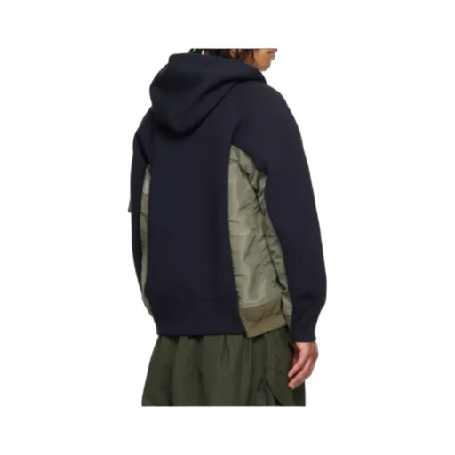 Sponge Sweat X Nylon Twill Hoodie