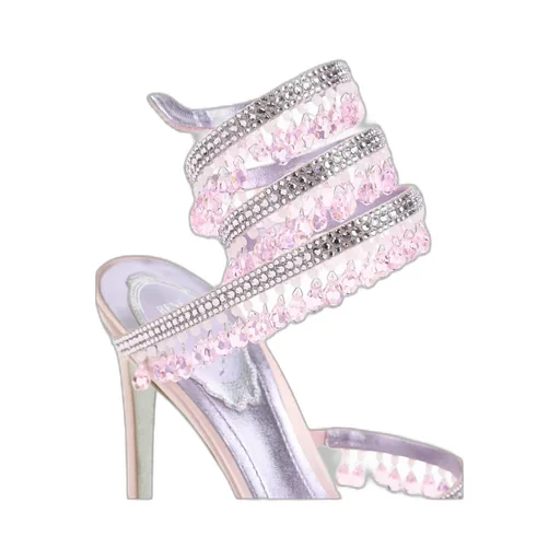 Open-Toe High-Heeled Sandals