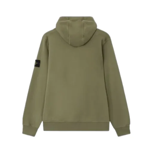 Stone Island Logo Patch Drawstring Hoodie