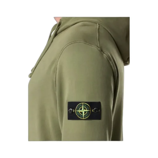 Stone Island Logo Patch Drawstring Hoodie