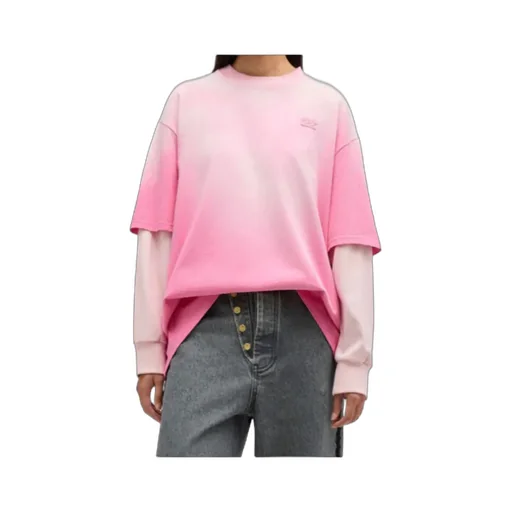 Ganni Double Layer Sleeved T-Shirt