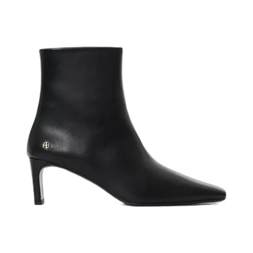 Anine Bing Jayden Square-Toe Ankle Boots