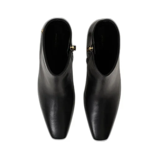 Anine Bing Jayden Square-Toe Ankle Boots
