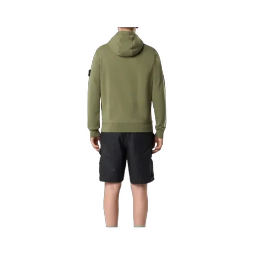 Stone Island Logo Patch Drawstring Hoodie