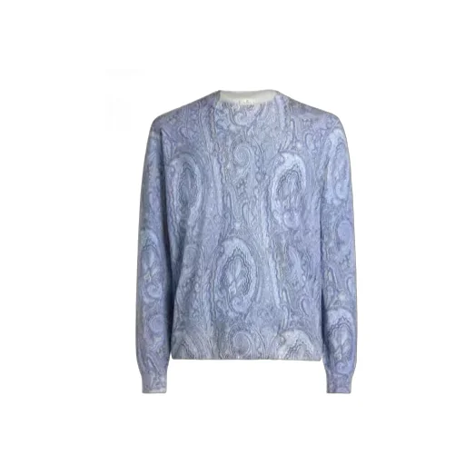 Etro Floral Arnica Motif Knitted Jumper