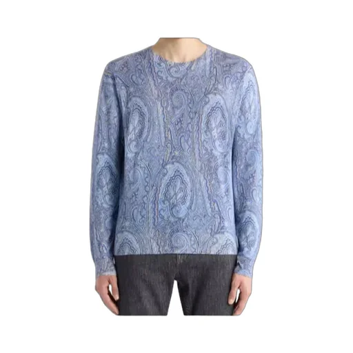 Etro Floral Arnica Motif Knitted Jumper