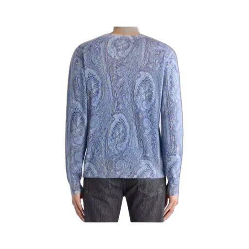 Etro Floral Arnica Motif Knitted Jumper