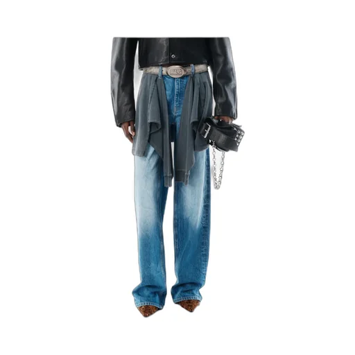 Tied-T-Shirt Jeans