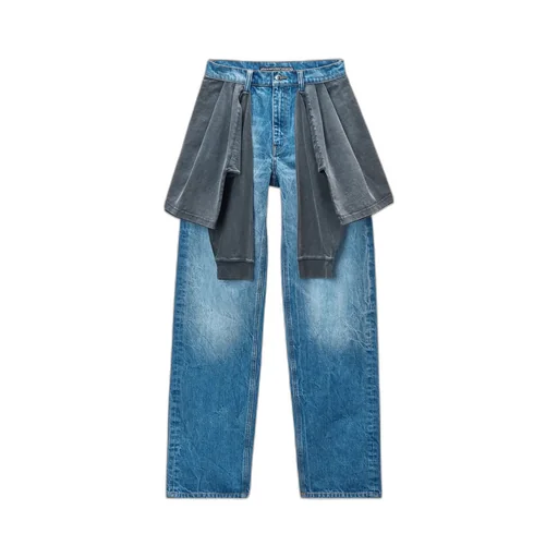 Tied-T-Shirt Jeans