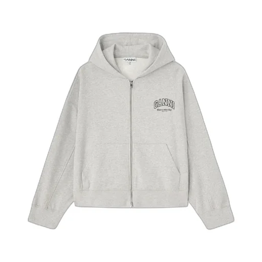 Ganni Essential Zip Hoodie