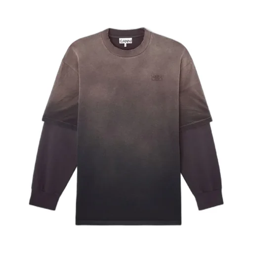 Logo-Detail Layered Sweatshirt