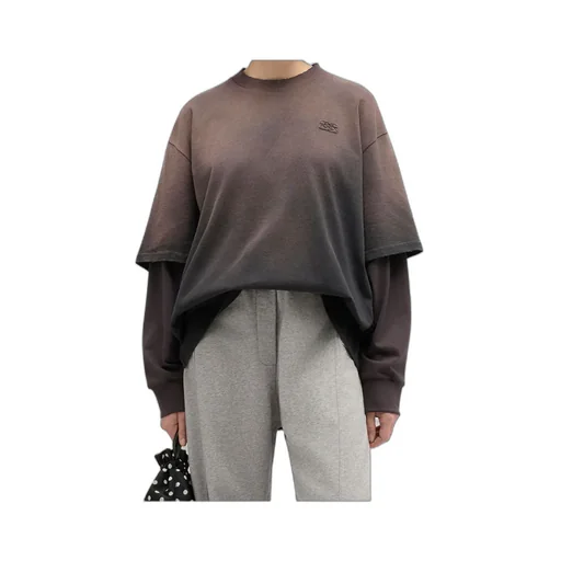 Logo-Detail Layered Sweatshirt