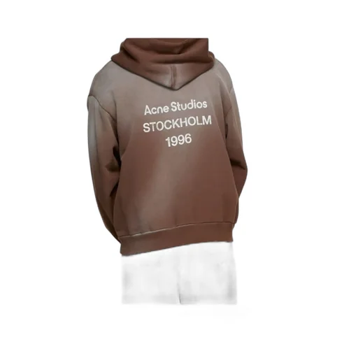 Acne Studios Logo Printed Long-Sleeved Hoodie