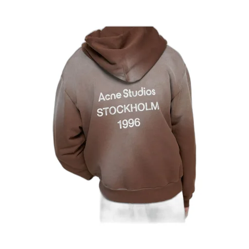 Acne Studios Logo Printed Long-Sleeved Hoodie