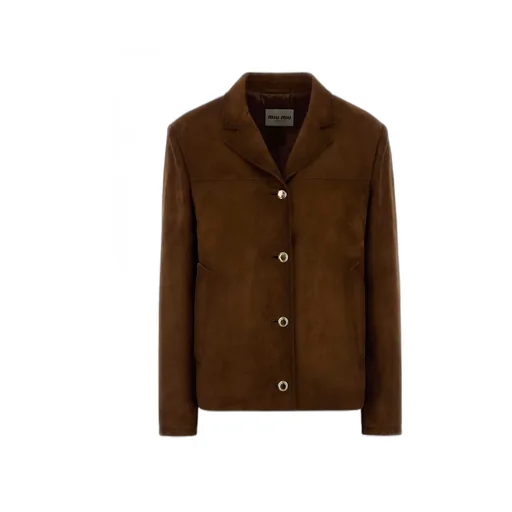 Miu Miu Long-Sleeved Button-Up Jacket