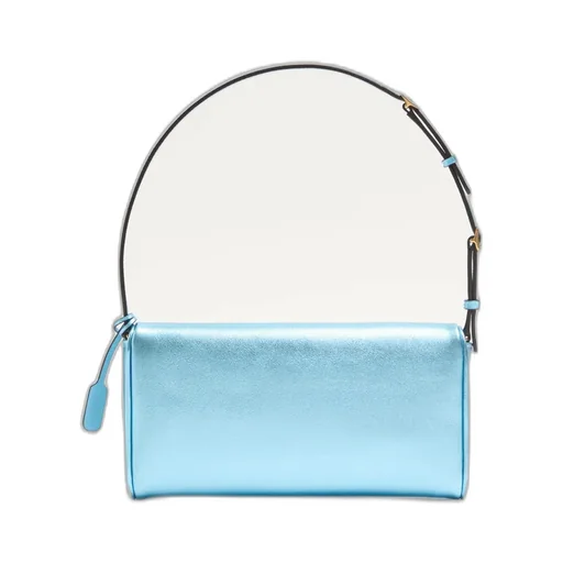 Valentino Garavani Devain Small Shoulder Bag In Laminated Nappa Leather