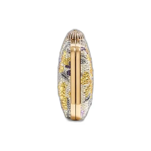 Valentino Garavani Carry Secrets Minaudiere With Flowerism Rhinestone Motif