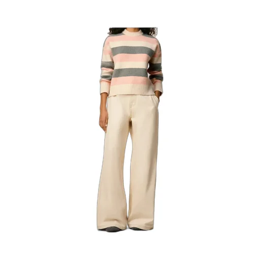 Ami Paris Striped Crewneck Sweater