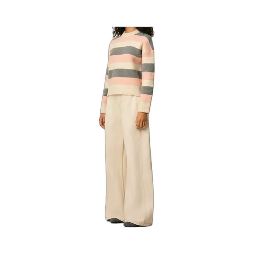 Ami Paris Striped Crewneck Sweater