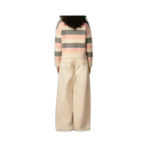 Ami Paris Striped Crewneck Sweater
