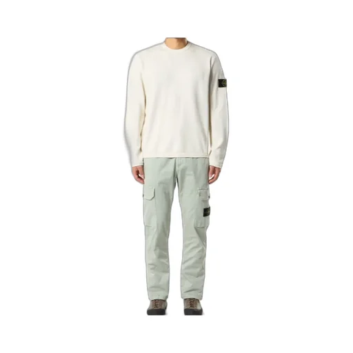 Stone Island Logo Patch Crewneck Sweatshirt