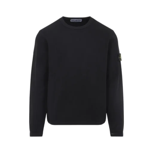 Stone Island Logo Patch Crewneck Sweatshirt