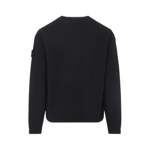 Stone Island Logo Patch Crewneck Sweatshirt