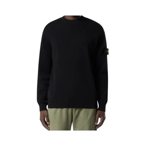 Stone Island Logo Patch Crewneck Sweater