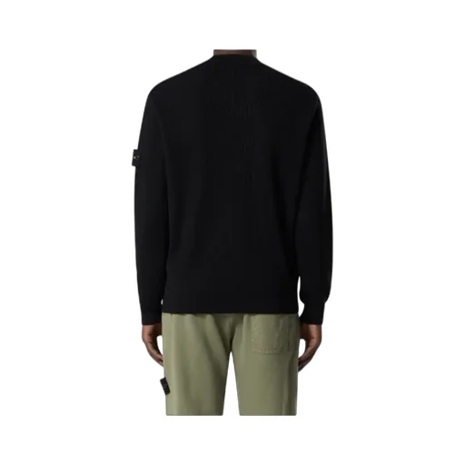 Stone Island Logo Patch Crewneck Sweater