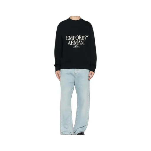 Logo-Embroidered Crew-Neck Sweatshirt