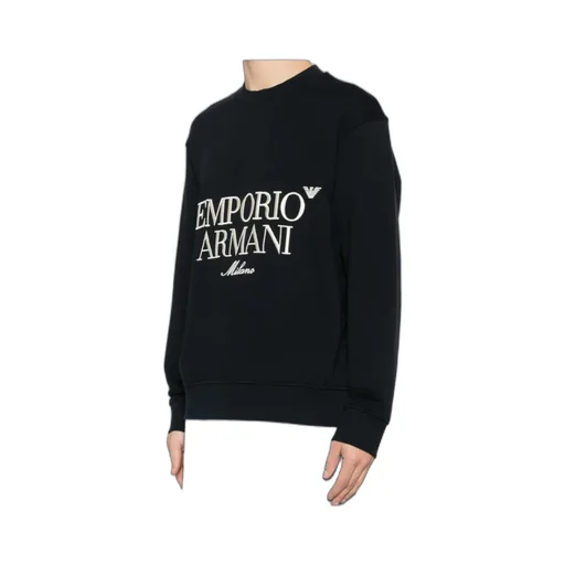 Logo-Embroidered Crew-Neck Sweatshirt