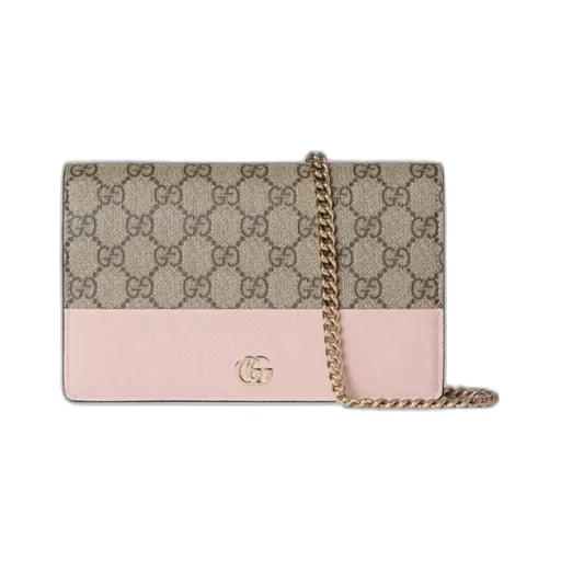 Gucci Kids Gg Marmont Foldover Top Wallet
