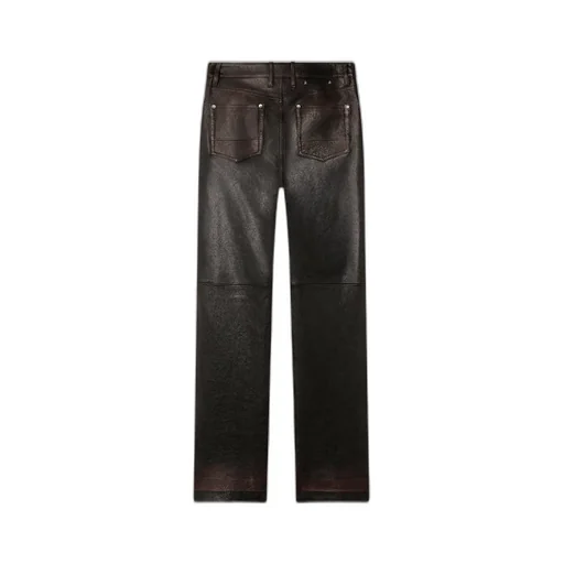 Golden Goose Deluxe Brand Straight-Leg Leather Pants