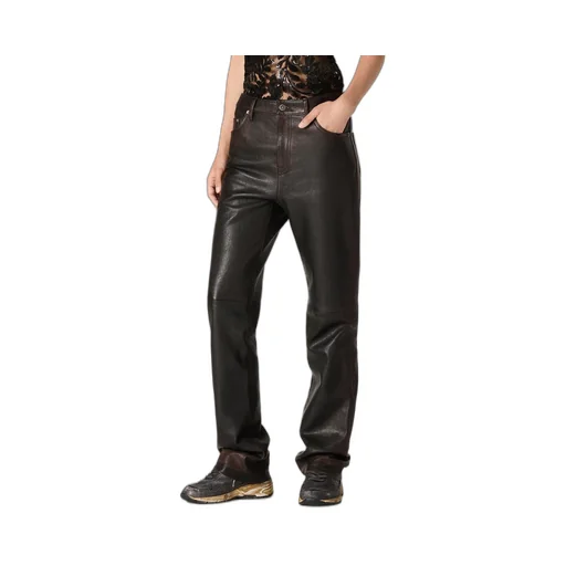Golden Goose Deluxe Brand Straight-Leg Leather Pants