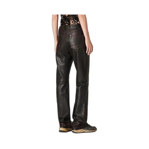 Golden Goose Deluxe Brand Straight-Leg Leather Pants