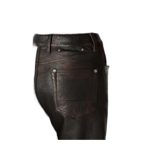 Golden Goose Deluxe Brand Straight-Leg Leather Pants