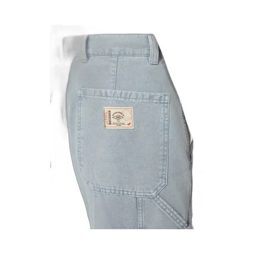 Wide-Leg Cotton Canvas Pants