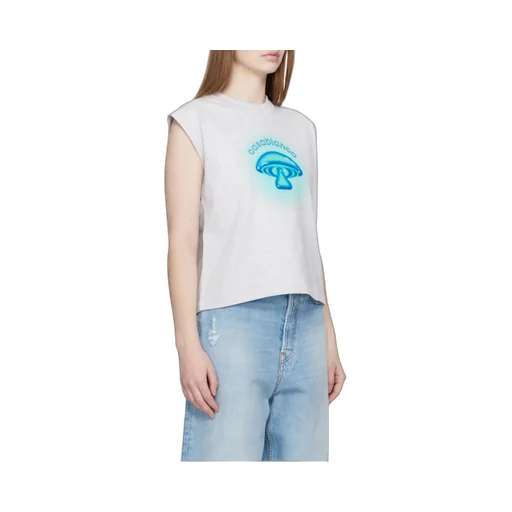 Casablanca Airbrush Mushroom Sleeveless T-Shirt