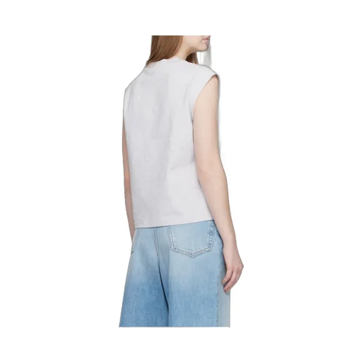 Casablanca Airbrush Mushroom Sleeveless T-Shirt