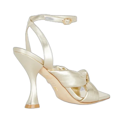Square-Toe High-Heeled Sandals