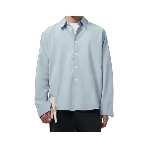 Our Legacy Long-Sleeved Curved Hem Shirt