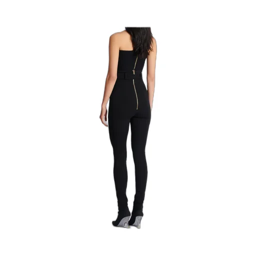 Balmain Belted Stretch Trousers