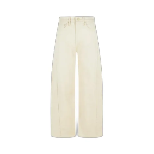 Cream Cotton Jeans The Half Pipe
