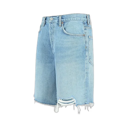 Agolde Indra Distressed Denim Shorts