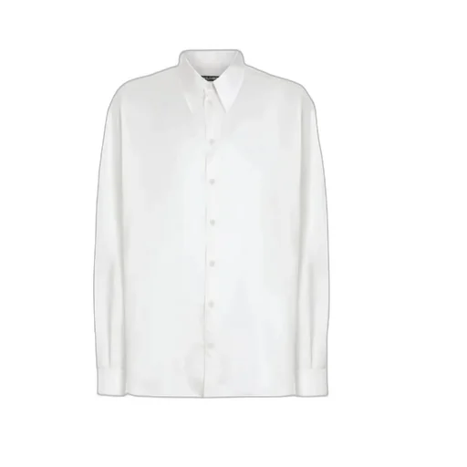 Silk Shirt With Logo Embroidery